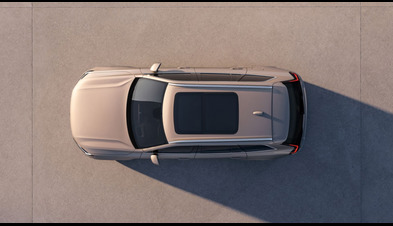 Volvo XC 90 üstten görünüm