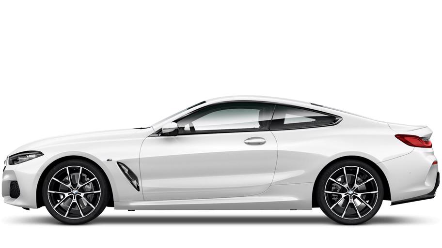 bmw 8 serisi coupe mineral white