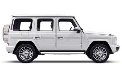 mercedes-benz g serisi polar white