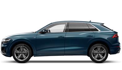 audi q8 galaxy blue