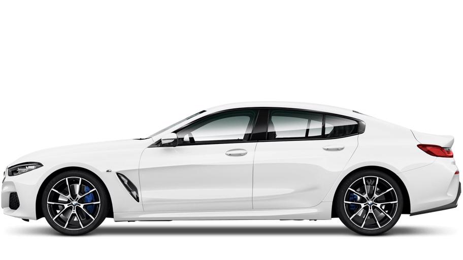 bmw 8 serisi gran coupe alpine white