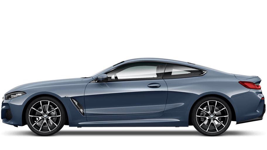 bmw 8 serisi coupe barcelona blue