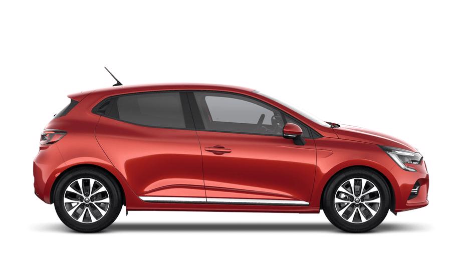 renault clio hatchback flame red