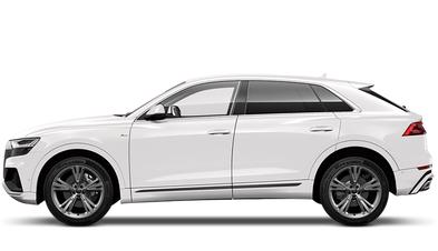 audi q8 pure white