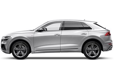 audi q8 floret silver