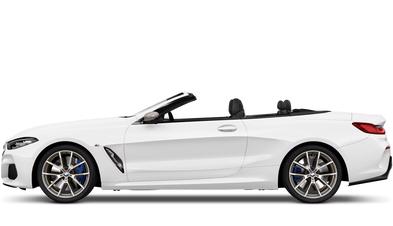 bmw 8 serisi cabrio alpine white