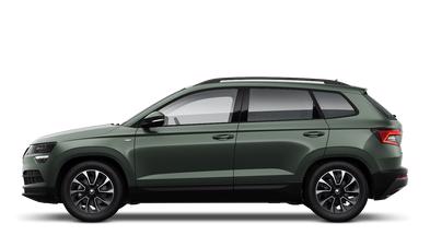 skoda karoq emerald green