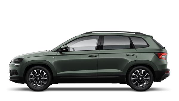 skoda karoq emerald green