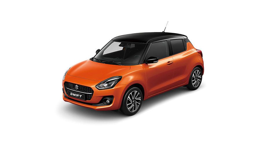 suzuki swift turuncu siyah tavan